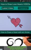 How to Draw Love Hearts VIDEOs स्क्रीनशॉट 1