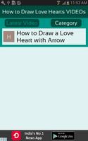 2 Schermata How to Draw Love Hearts VIDEOs