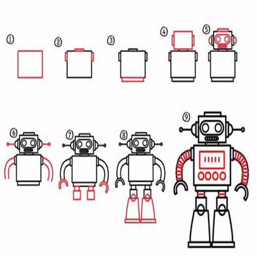 Descarga de APK de cómo dibujar un robot para Android