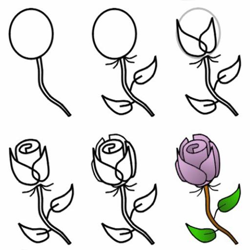 Featured image of post Dibujos De Rosas Faciles Paso A Paso El hombre es un ente que transforma el mundo y crea siempre de modo paralelo tambi n nuevos