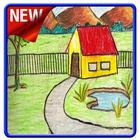 How to draw scenery simgesi