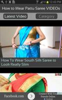 How to Wear Pattu Saree VIDEOs imagem de tela 1