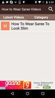 How to Wear Saree Videos captura de pantalla 2