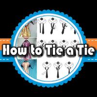 How to Tie a Tie Affiche