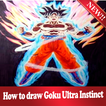 How to draw Goku Ultra Instinct step by step