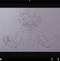 How to draw Goku Ultra Instinct step by step screenshot 2