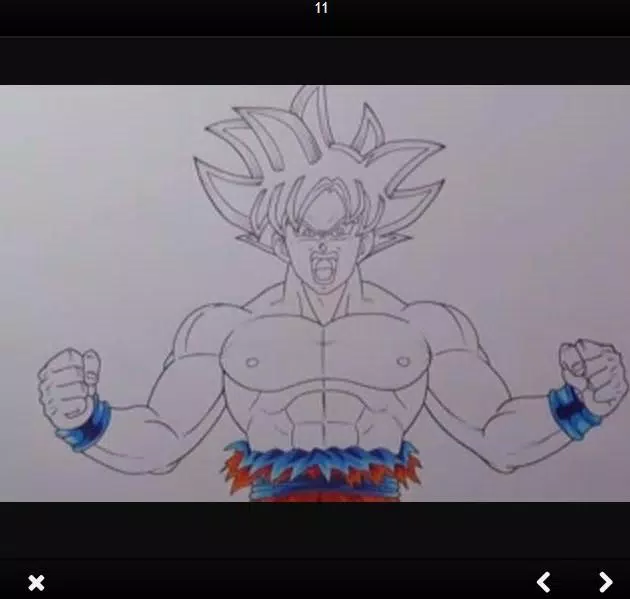 Tải xuống APK How to draw Goku Ultra Instinct step by step cho Android