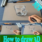 How to draw 3D icône