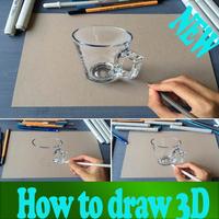 How to draw 3D Plakat