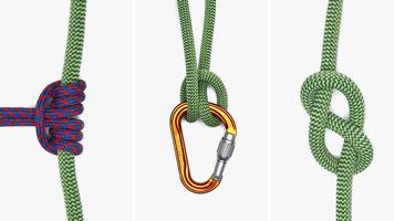 Knot Guide - Comment attacher un noeud de corde Affiche