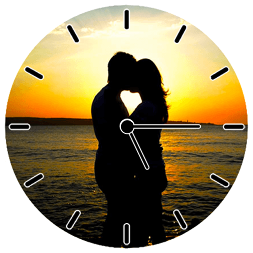 Hot Kiss Clock Widget