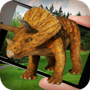 Dinosaurier AR Triceratops 3D im Telefon APK