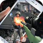 FPS sniper rifle camera gun simulator آئیکن