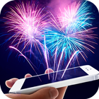 Firework Hologram New Year Christmas ikona