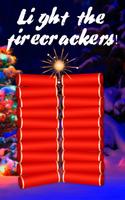 Neue petard Weihnachten Feuerwerkskörper Explosion Plakat