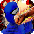 Punch Superheroes. Smash Faces