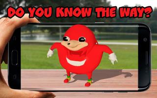 Ugandan Knuckles AR Chat the Way Affiche