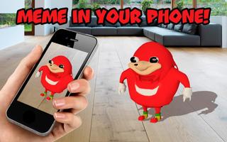 Ugandan Knuckles AR Chat the Way capture d'écran 1