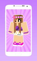 Hot skins for minecraft pe الملصق