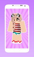 Hot skins for minecraft pe تصوير الشاشة 1