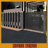 House Fence Designs Affiche