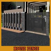 House Fence Designs Plakat