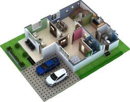 3D House Floor Plans syot layar 2
