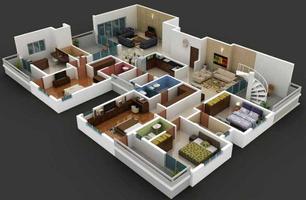 3D Maison Plans d'étage capture d'écran 1