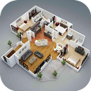 Planos de casa da Casa 3D APK