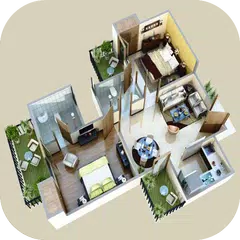 3Dの家のフロアプラン アプリダウンロード