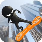 Hoverboard Stickman Simulator أيقونة