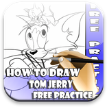 How To Draw Tom Jerry Free Practice