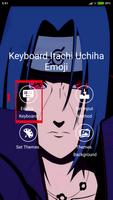 Keyboard Itachi Uchiha Emoji captura de pantalla 1