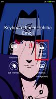 Keyboard Itachi Uchiha Emoji captura de pantalla 3