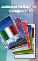 Italy Flag 3d Wallpaper پوسٹر