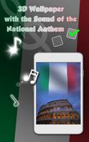 Italy Flag 3d Wallpaper 스크린샷 1