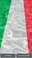 Italy Flag 3d Wallpaper اسکرین شاٹ 2