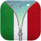 Italian HD zipper Lock Screen icône