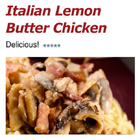 Italian Lemon Butter Chicken icône
