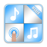 Blue Piano White Tiles