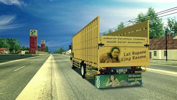 Indonesia Truck Simulator captura de pantalla 3