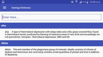 Geology Dictionary screenshot 2