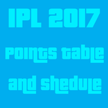 IPL 2017 POINTS TABLE+SHEDULE