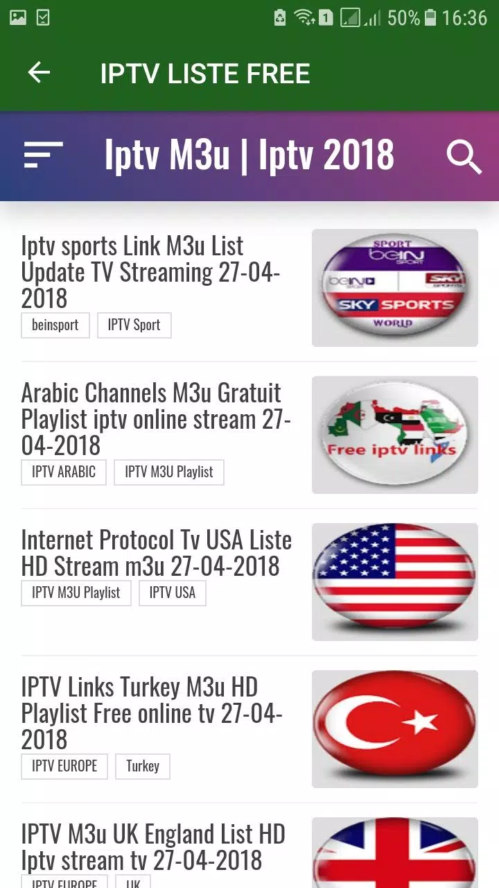 IPTV LISTE FREE APK for Android Download