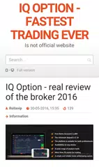 IQ Option. All about broker APK download