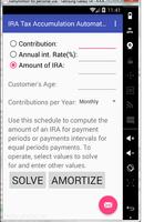 IRA Tax Accumulation Automated capture d'écran 2