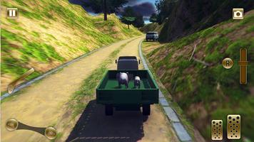Offroad Animal Transport Truck Poster
