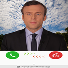 Fake Call Macron icône