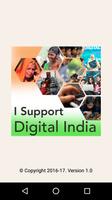 I Support MODI’s Digital India โปสเตอร์