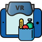 Supermarket VR Cardboard ícone